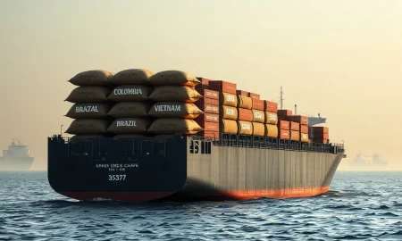Coffee shipping disruptions through the Strait of Hormuz impact global commodity prices and supply chains in 2026.