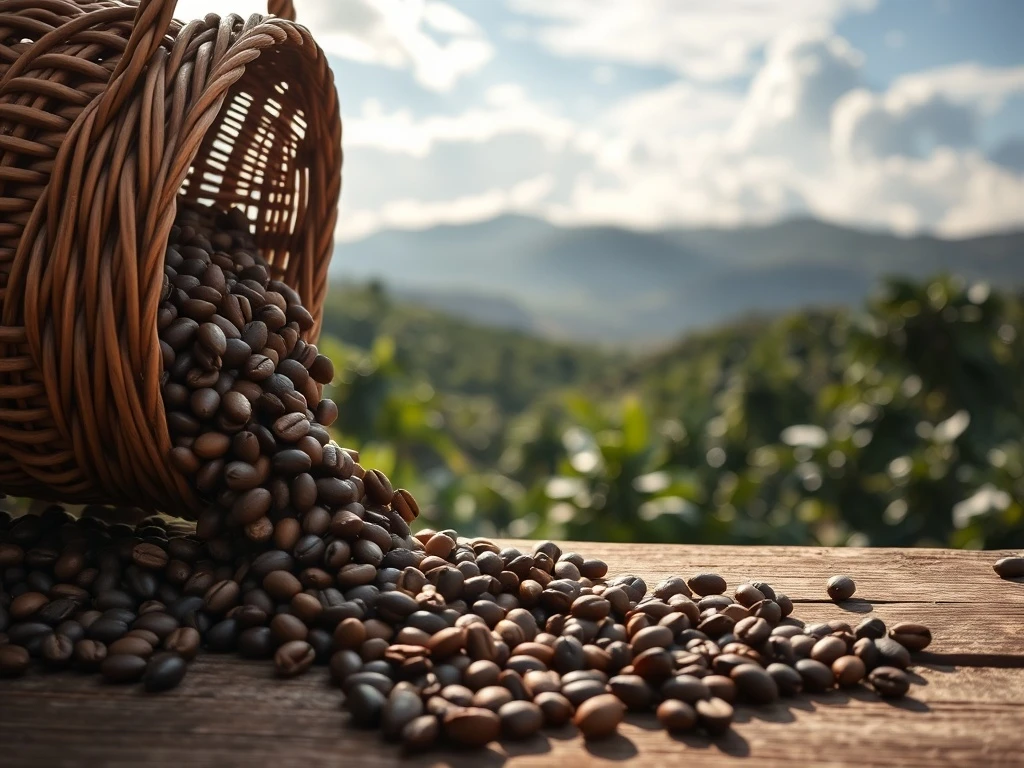 Coffee beans being harvested as supply concerns lift coffee prices in global commodity markets