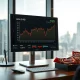 Analyst workstation showing Conagra Brands (CAG) stock chart with an 8% dividend yield highlighted.