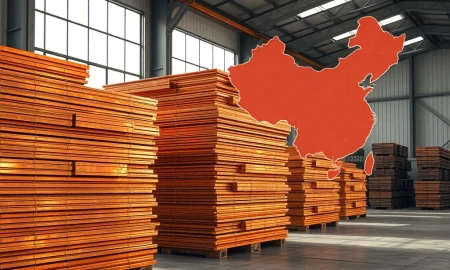 Copper market analysis showing China demand and Congo supply risks affecting global prices