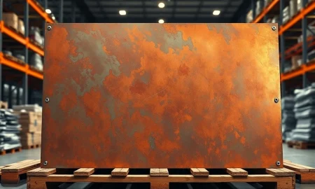 Copper cathode sheet illustrating industrial metal scarcity and market analysis context