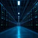 Core Scientific data center interior showcasing server infrastructure for Bitcoin mining and AI computing transition