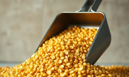 Corn market analysis showing grain prices and WASDE report impact on agricultural commodities trading