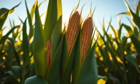 Corn futures market analysis showing price gains and speculator positioning for March 2026