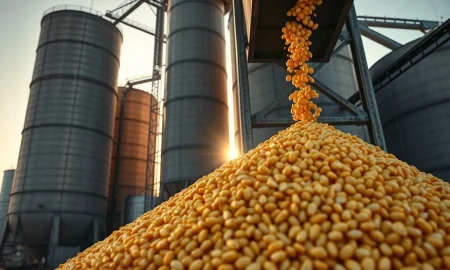 Corn futures market analysis with USDA report data for agricultural commodity traders