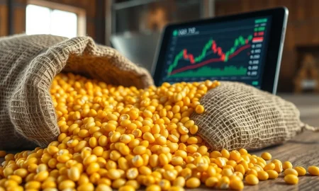 Corn futures market rally driven by crude oil gains and export sales data in March 2026.
