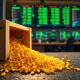 Corn kernels representing the commodity futures rally on March 8, 2026.