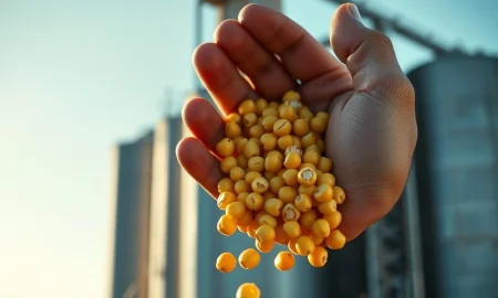Corn rally analysis showing grain prices and export market trends for 2026.