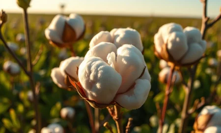 Cotton bolls ready for harvest representing agricultural commodity market movements