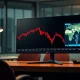 Breaking news on the April 2026 crypto market crash showing a sharp decline on a financial chart.