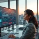 Financial analyst reviews key labor market data charts forecasting softer US payrolls, Deutsche Bank.