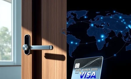 Dividend magnet stocks Allegion and Visa analyzed for 2026 income growth amid market volatility.