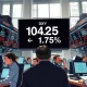 Trading floor monitors show dollar index falling after Trump's Iran war comments on March 9, 2026