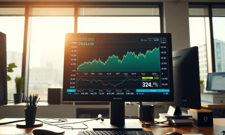 US Dollar Index and Treasury yield charts on trading terminal during market movement March 2026