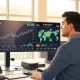 Financial analyst monitoring US dollar index and Treasury yield charts on March 11, 2026 trading day
