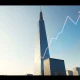ECB headquarters in Frankfurt with visualization of energy price volatility impacting monetary policy.