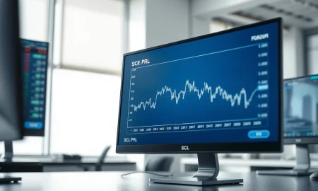 Financial terminal showing Edison International SCE.PRL stock chart and ex-dividend date for income investors.