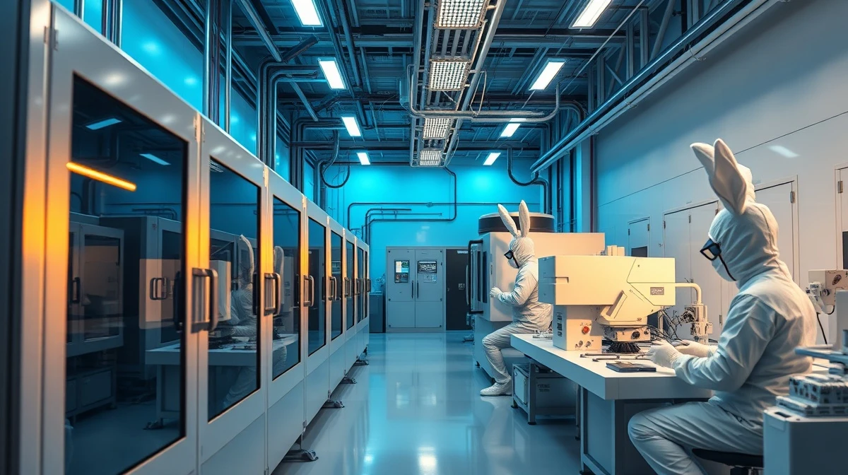 Elon Musk announces Terafab semiconductor manufacturing facility for Tesla and SpaceX AI chips.