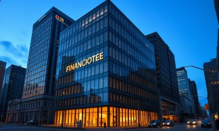 Enterprise Financial Services corporate building at dusk representing oversold stock opportunity
