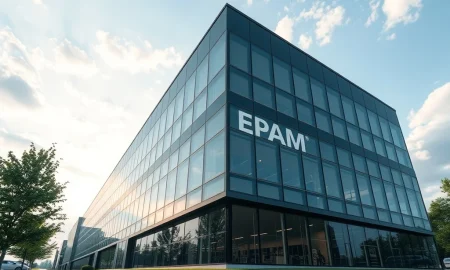 EPAM Systems corporate headquarters representing a stable long-term value investment opportunity.