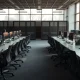 Empty office space at Epic Games following announcement of 1,000 layoffs.