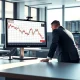 Financial analyst monitoring Erie Indemnity stock chart showing oversold RSI reading of 29.99