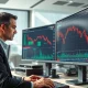 EUR/USD forex trading analysis as US CPI data meets market expectations, showing trader monitoring currency pair movements
