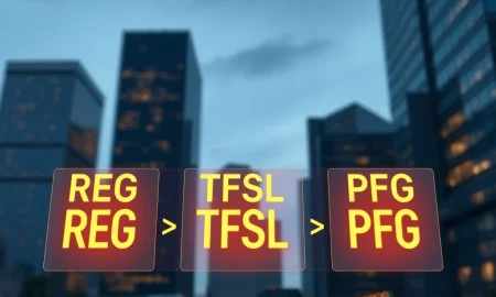 Ex-dividend reminder for Regency Centers, TFS Financial, and Principal Financial Group stocks with financial district backdrop.