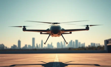 Archer Midnight eVTOL aircraft preparing for takeoff as part of the FAA's new electric air taxi testing program.