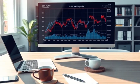 Analyst's desk with monitor showing key inflation and labor market charts guiding Federal Reserve rate cut decisions in 2026.
