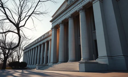 Federal Reserve building in Washington D.C. where officials set monetary policy.