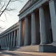 Federal Reserve building in Washington D.C. where officials set monetary policy.