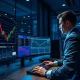 Forex trading desk monitoring US NFP data and Middle East crisis impact on currency markets