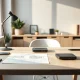 Design workspace with prototype and sketches for a new AI interface system from Hark.