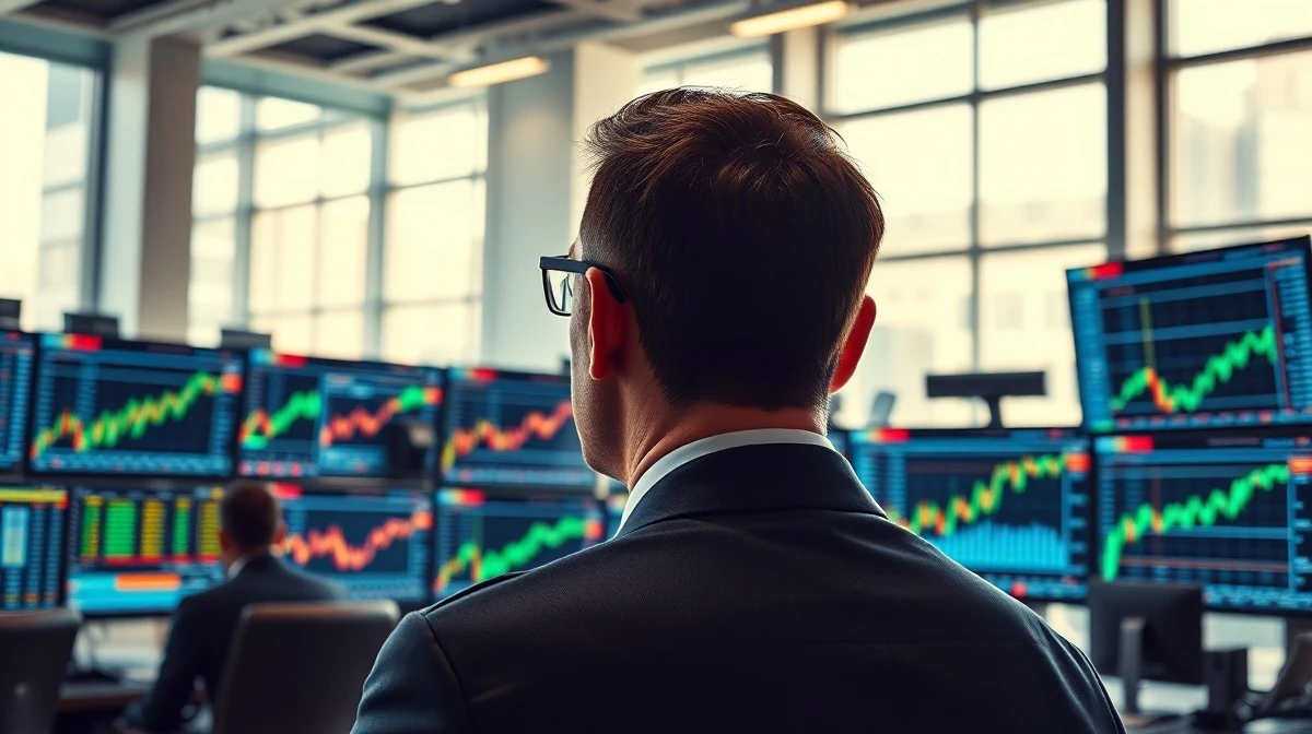 Stock market monitors showing entertainment and energy sector gains on March 24, 2026.