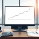 Trading desk monitor showing stock chart for George Weston Preferred Shares Series IV ex-dividend date.