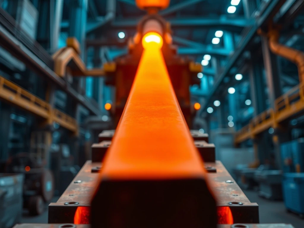 Gerdau S.A. steel manufacturing process representing GGB stock's oversold technical indicator and industrial momentum.