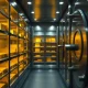 Gold bullion bars in a secure vault representing Gold.com's asset storage capabilities.