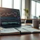 Financial analyst reviewing performance charts of closed-end funds versus oil ETFs on a computer screen.
