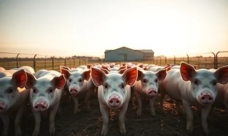 Lean hog market analysis showing firm prices and supply data for March 2026.