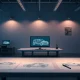 Empty automotive design studio after Honda cancels its electric vehicle program.