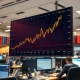 Hyperliquid oil futures trading screen shows volatile price spike amid Middle East conflict.