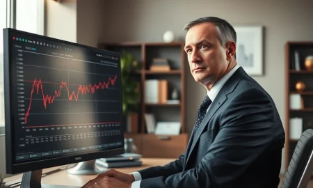Financial executive analyzes WD stock chart, signaling insider confidence in Walker & Dunlop.