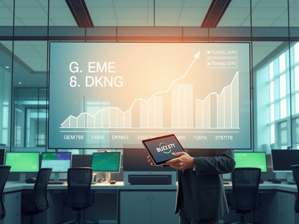 Financial analyst reviews BUZZ ETF data showing insider buying in GameStop and DraftKings stocks.