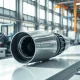 Aerospace manufacturing component representing the iShares U.S. Aerospace & Defense ETF (ITA) and its major holdings like GE and Northrop Grumman.