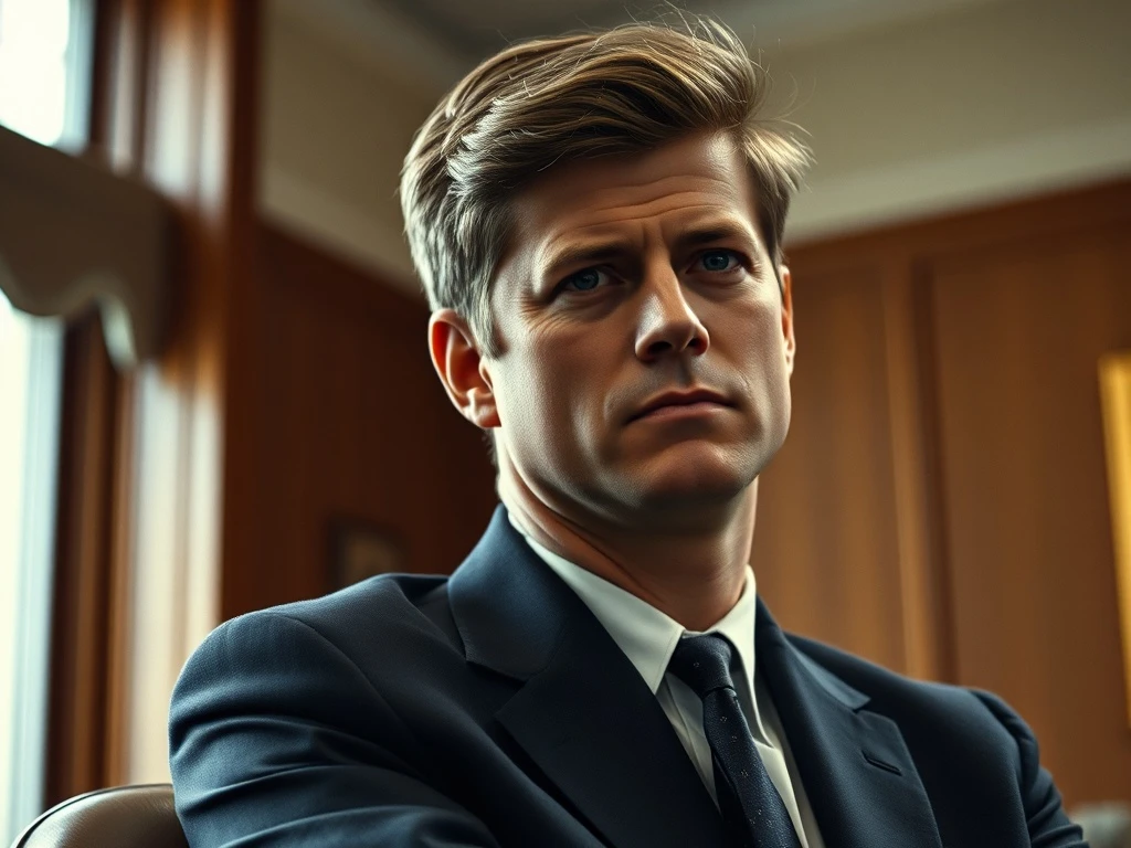 John F. Kennedy portrait reflecting on his 2026 political resurgence and legacy revival in American culture.