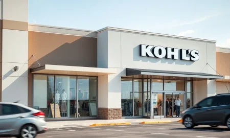 Kohl's department store exterior illustrating the company's Q4 2026 earnings report context.