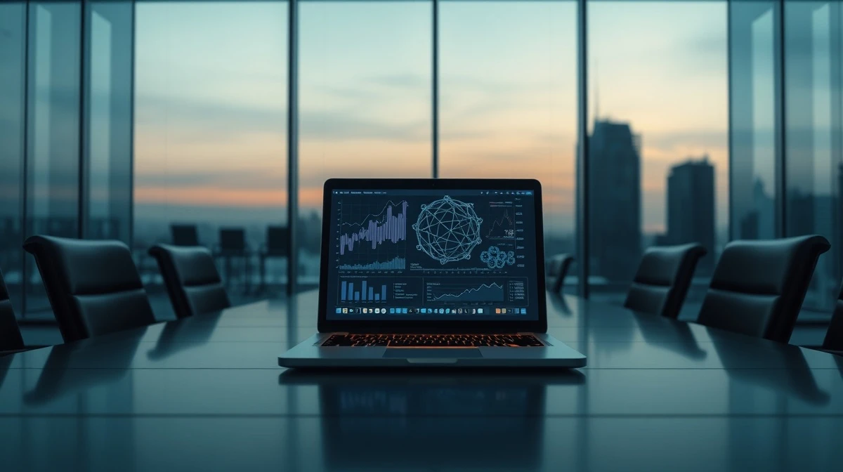 Corporate boardroom setting representing Kraken SPAC's acquisition strategy for stablecoin and DeFi firms.