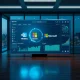 Investment dashboard displaying AI ETF data with major technology company logos for 2026 artificial intelligence investing