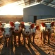 Lean hog futures market strength shown through a modern hog farming operation in March 2026.